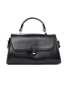 Black small shoulder bag with handle