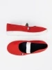 Light Red Shoes with Elastic Strap