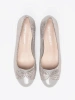 Grey pumps with silver embellishments