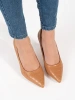 Caramel stiletto pumps