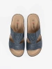 Blue Comfortable Cut-Out Slippers