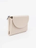 Light beige small women's wallet