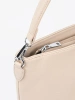 Beige shoulder bag