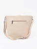 Beige shoulder bag