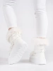 White Fur-Lined Snow Boots with Chunky Soles