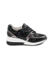 Black Leather Sneakers
