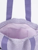 Purple beach bag