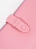 Pink women's wallet with compartments