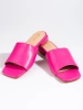 Pink Heeled Sandals