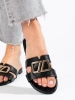 Chic Black Slip-On Sandals