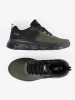 Light dark green men's sports shoes