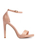 Beige High Heel Sandals