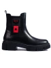 Black Platform Chelsea Boots
