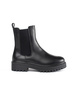 Chic Black Ankle Boots by Sergio Leone