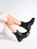 Chic Black Ankle Boots by Sergio Leone