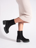 Chic Black Platform Ankle Boots