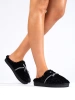 Warm Black Slippers