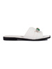 White Sandals with Sparkling Stones