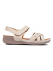 Light Beige Platform Sandals