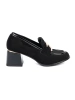Suede Block Heel Shoes