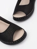 Black comfortable sandals