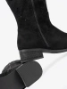 Suede Black Over-the-Knee Boots