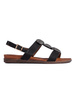 Black Sergio Leone Comfortable Flat Sandals