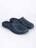 Klapki granatowe z pełnym noskiem