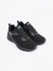 Black lightweight men's sports shoes