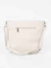 Light beige shoulder bag