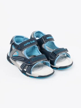 Navy blue boys' sandals