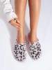 Pink Leopard Print Slippers