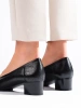 Black Low-Heel Pumps by Potocki