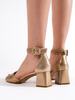 Chic Gold Sandals