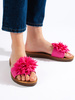 Fuchsia Floral Slip-Ons