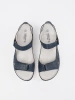 Navy blue classic women's sandals