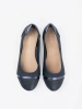 Navy Blue Ballet Flats