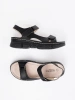 Women's classic black sandals