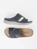 Blue Comfortable Cut-Out Slippers