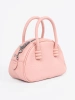 Small pink bag with strap