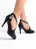 Sergio Leone Black High Heel Sandals