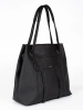 Czarna torebka shopper