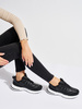 Black Chunky Sole Sneakers
