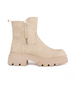 Warm and Cozy Beige Ankle Boots by Sergio Leone