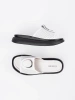 Black and white comfortable platform slides