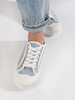 Sky Blue Platform Sneakers