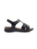 Comfortable women's black sandals