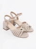 Women's Beige Sandals Sergio Leone