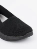 Black Slip-On Athletic Shoes
