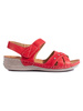 Lightweight Red Platform Sandals